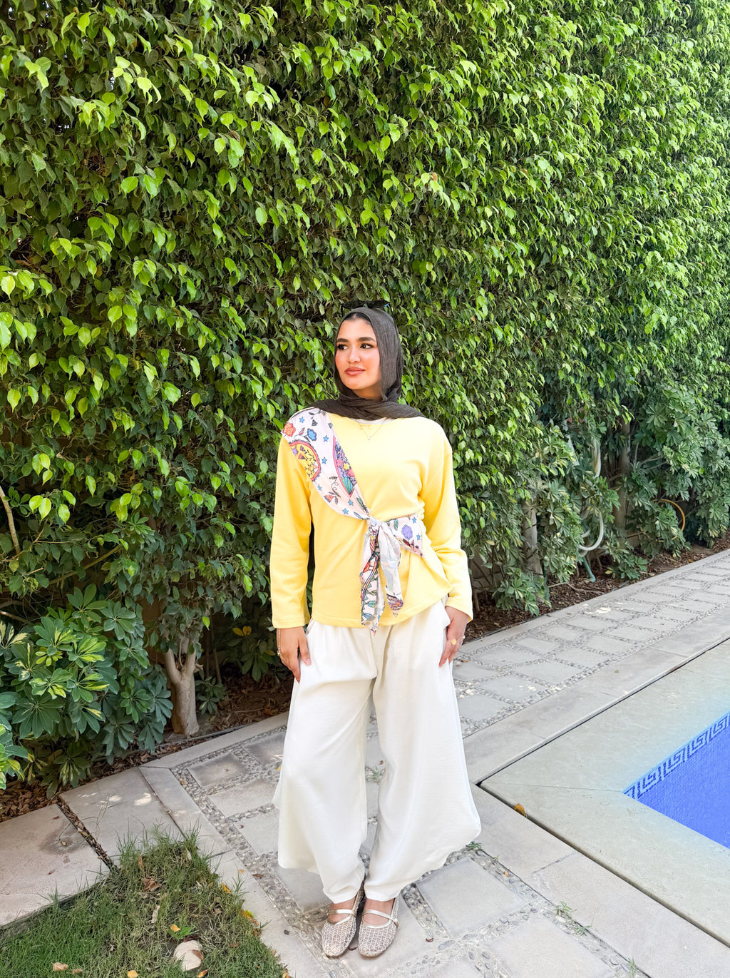 NONCHALANT Yellow Top