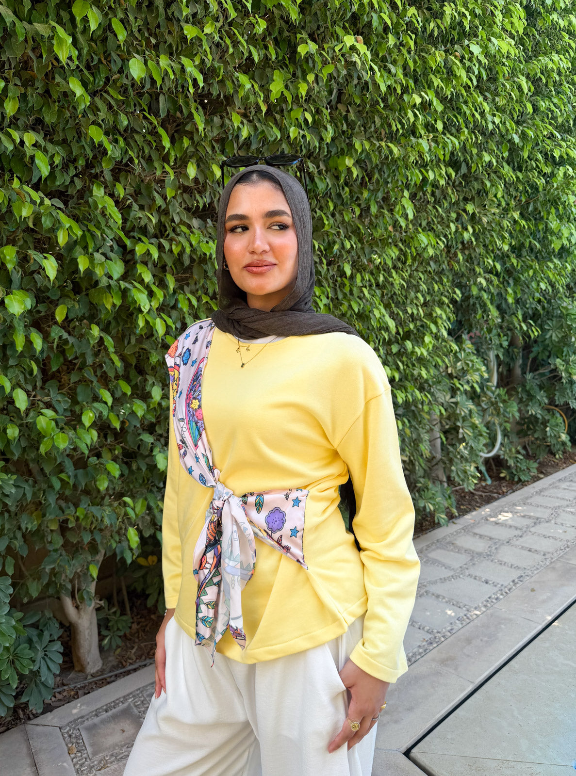 NONCHALANT Yellow Top