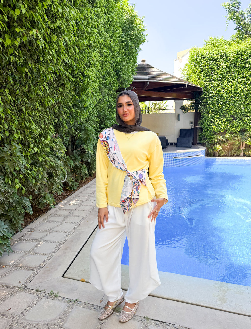 NONCHALANT Yellow Top
