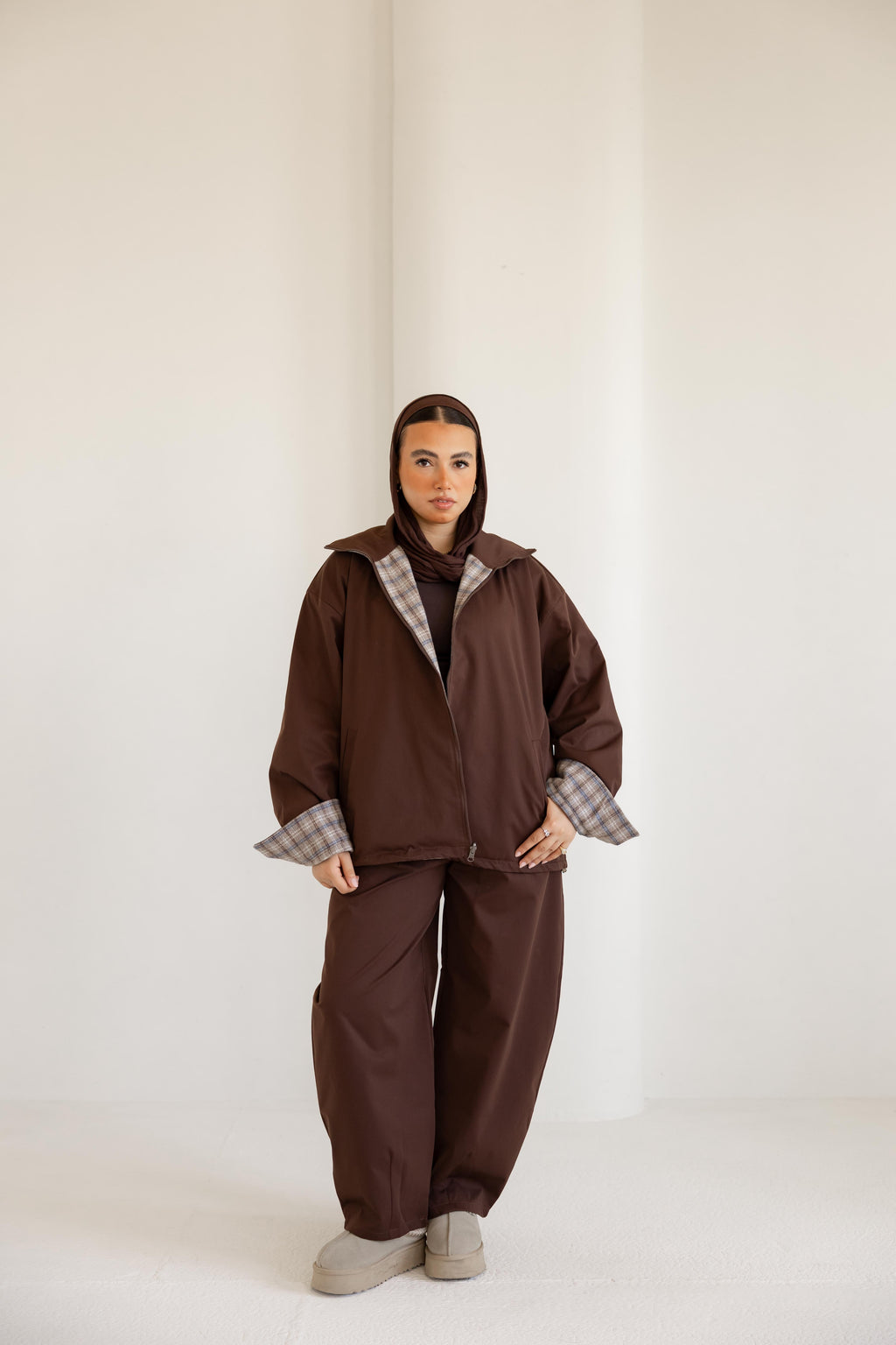The Reversible Jacket — Brown