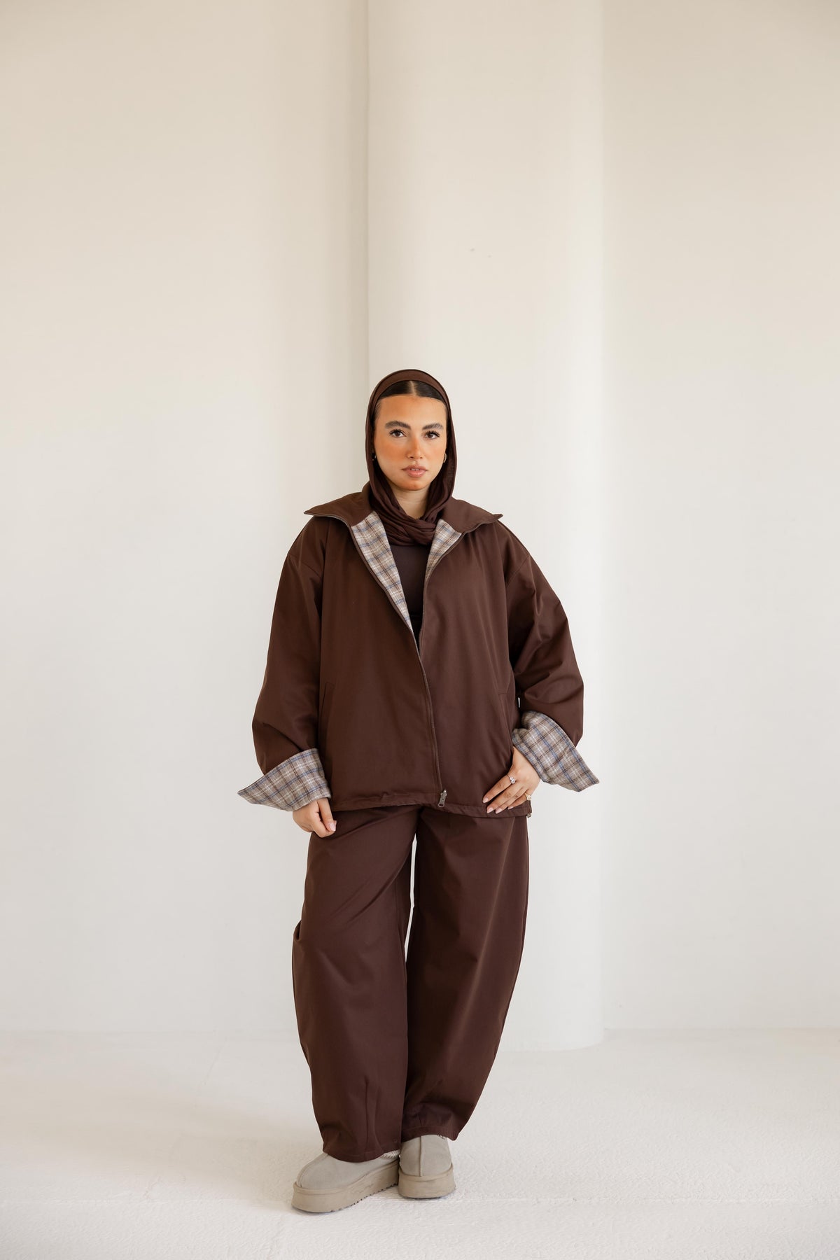 The Reversible Jacket — Brown