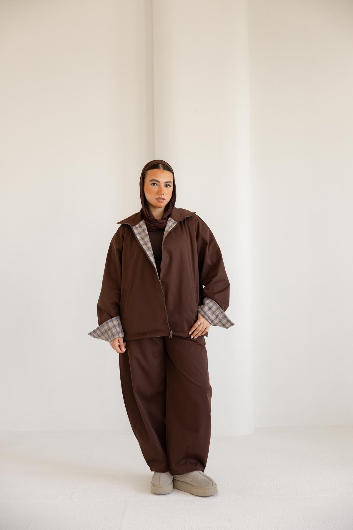 The Reversible Jacket — Brown
