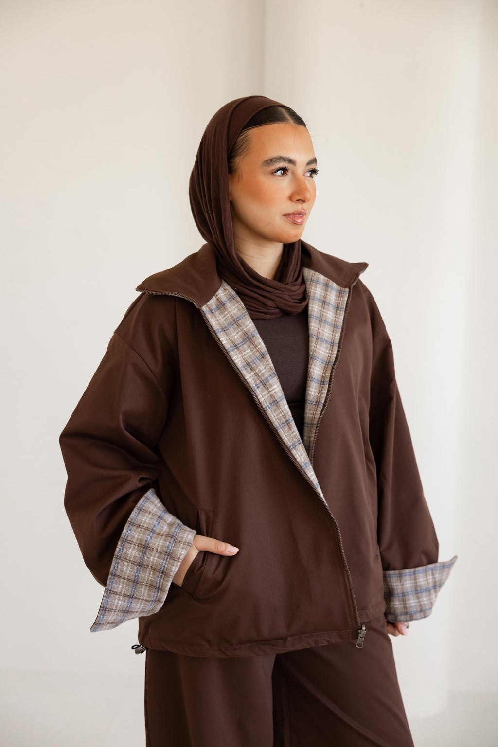 The Reversible Jacket — Brown