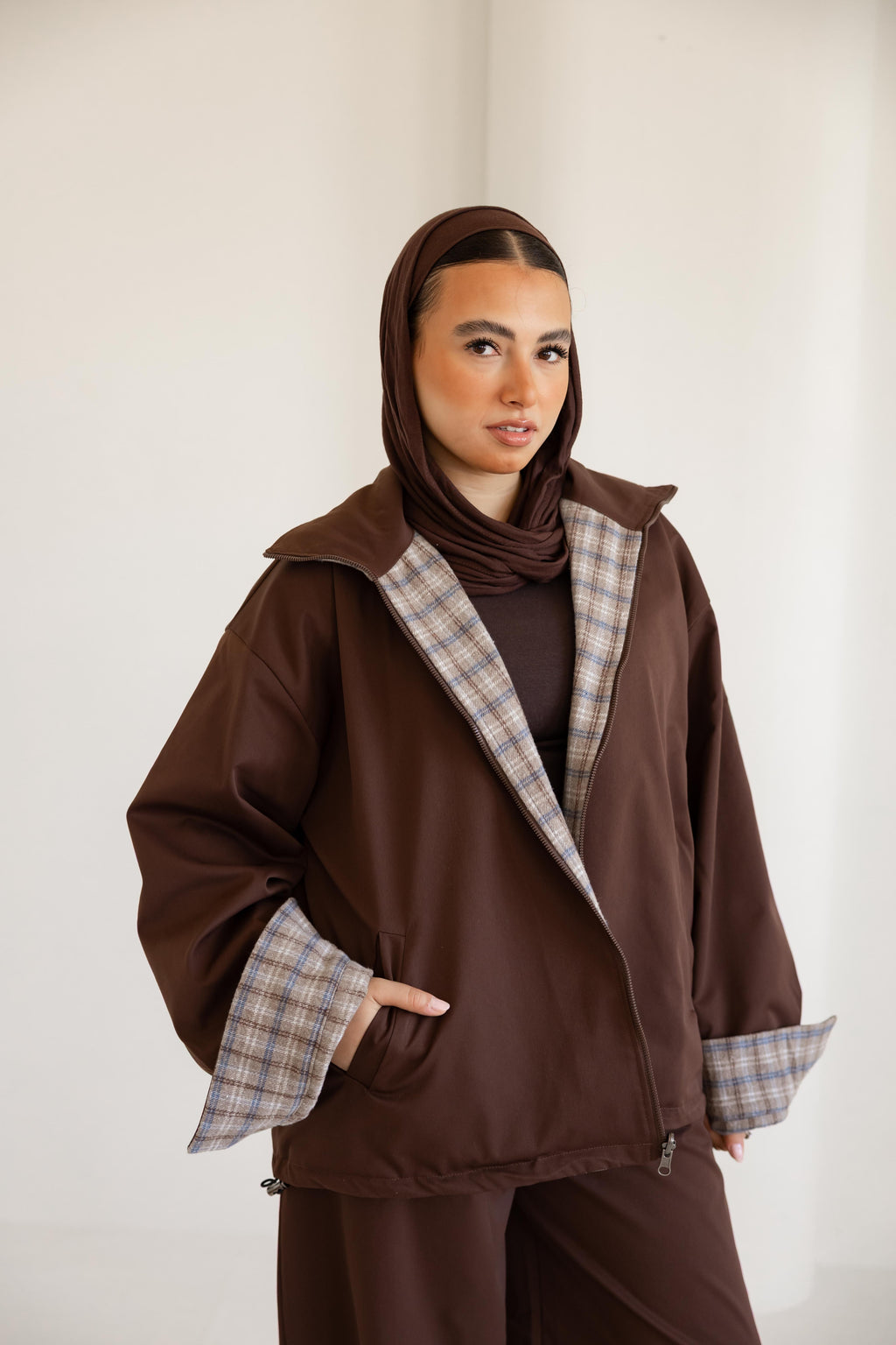The Reversible Jacket — Brown