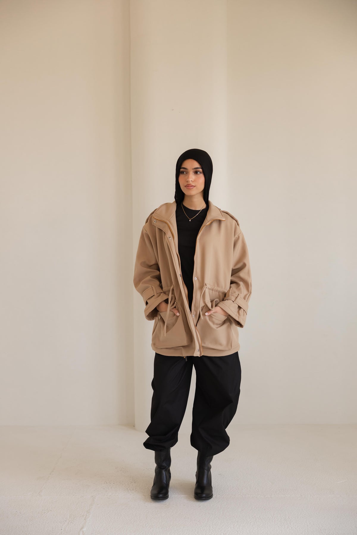 The Cape Jacket — Beige