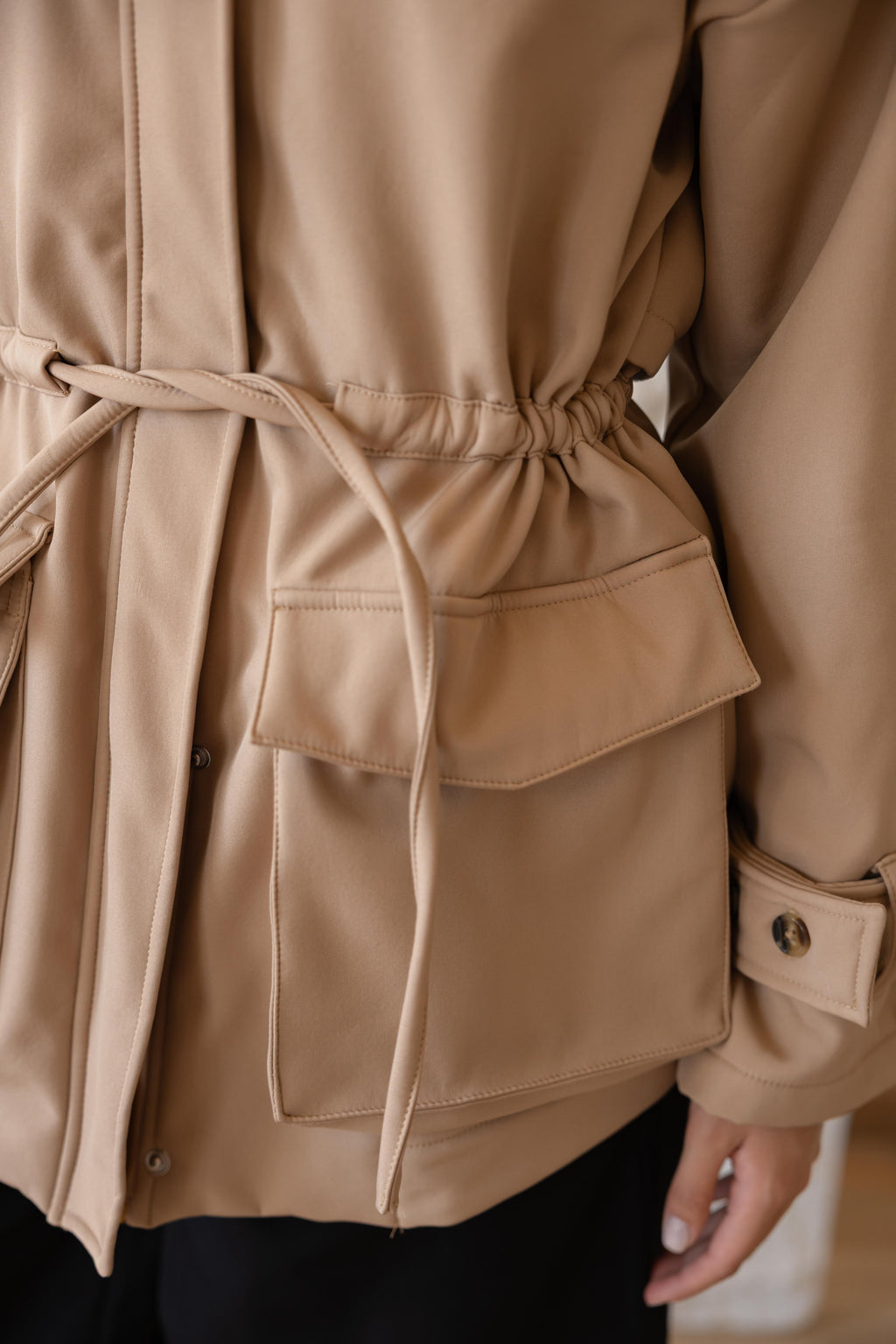 The Cape Jacket — Beige
