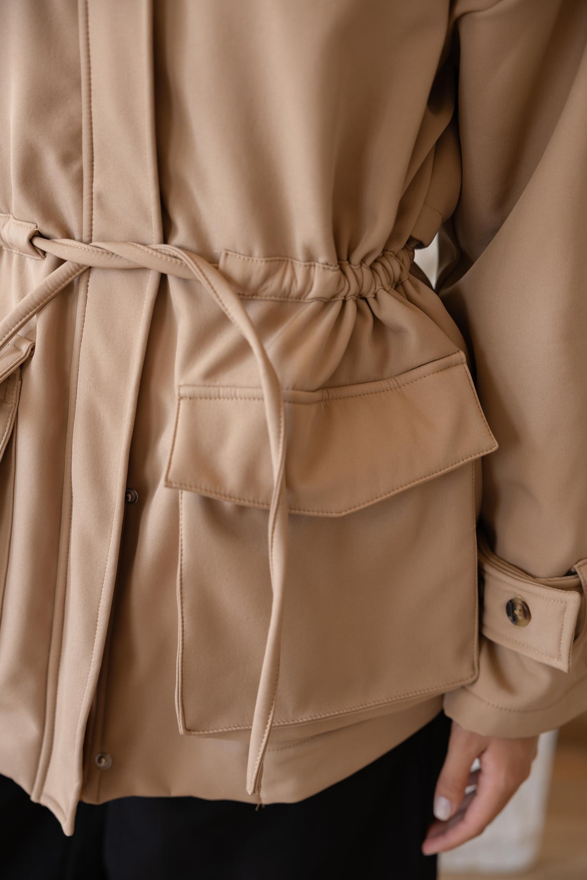 The Cape Jacket — Beige