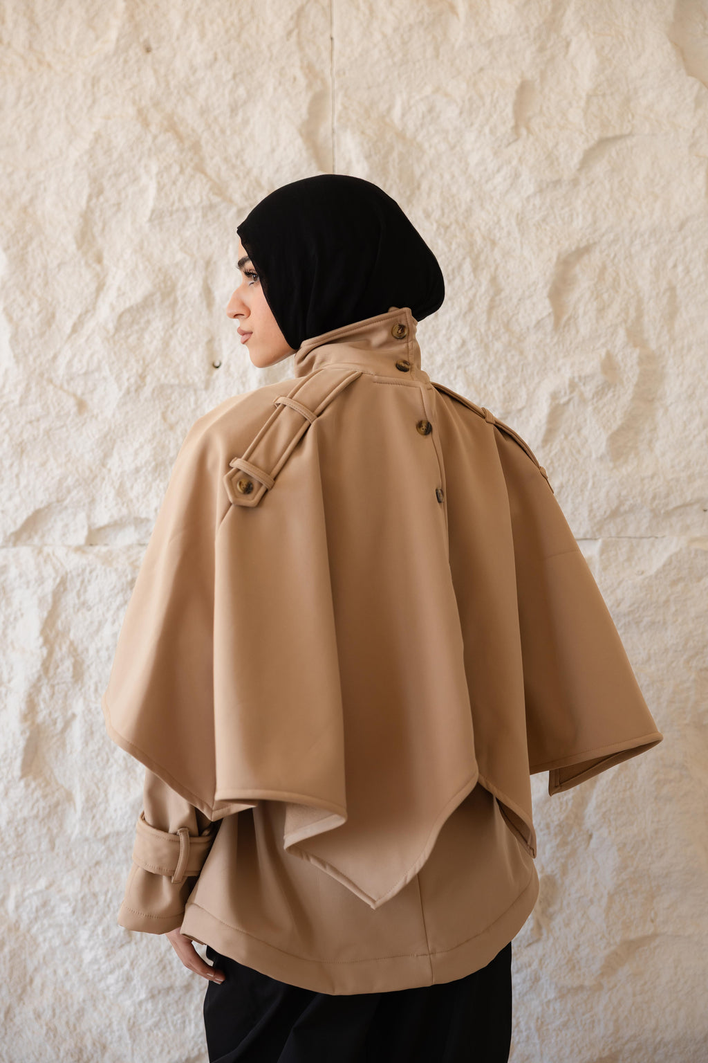 The Cape Jacket — Beige