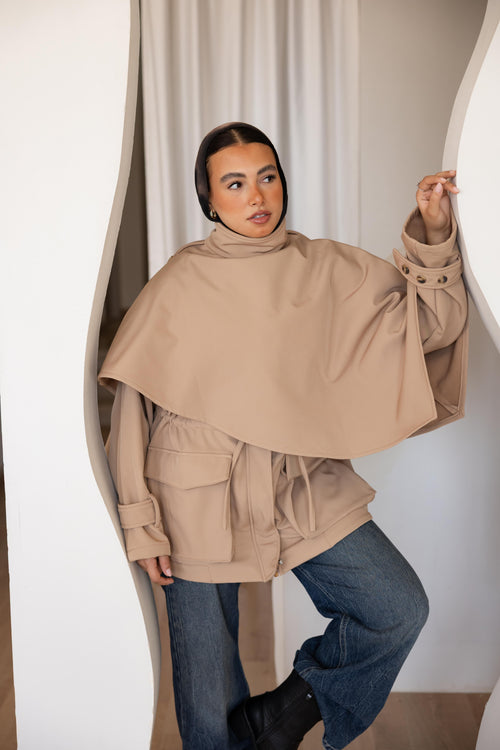 The Cape Jacket — Beige
