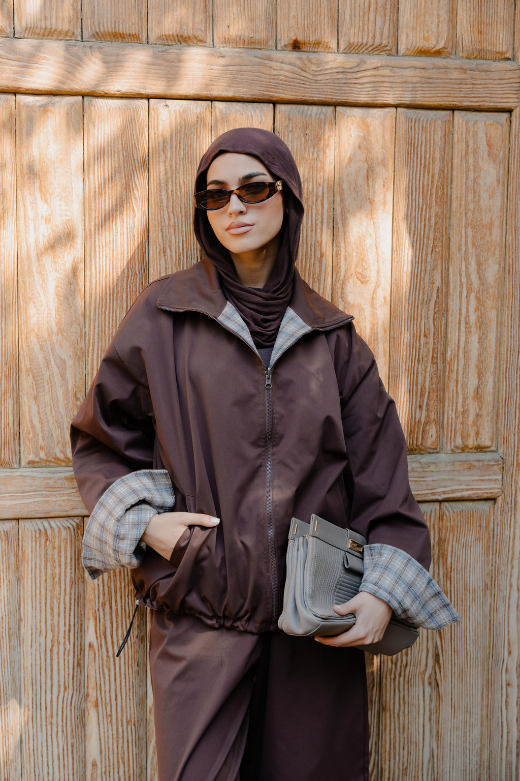 The Reversible Jacket — Brown
