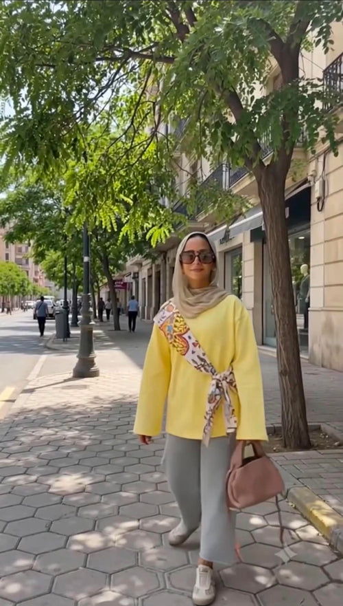 NONCHALANT Yellow Top